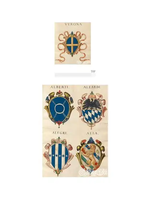 整理版欧洲家族族徽徽章