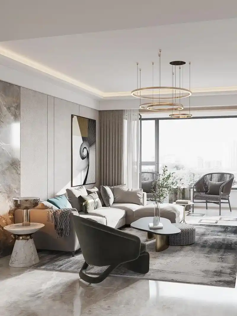 永远的经典现代轻奢风装修效果图不过时.