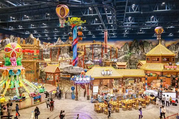 童趣飞扬大型室内主题乐园,游乐设施放肆嗨玩享万达茂娱乐岛通票(壮乡