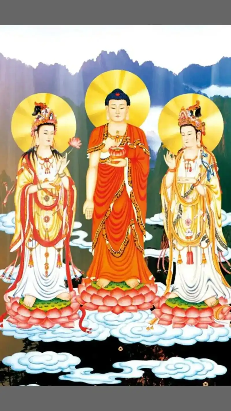 顶礼!南无西方三圣佛! 顶礼!南无十 - 抖音