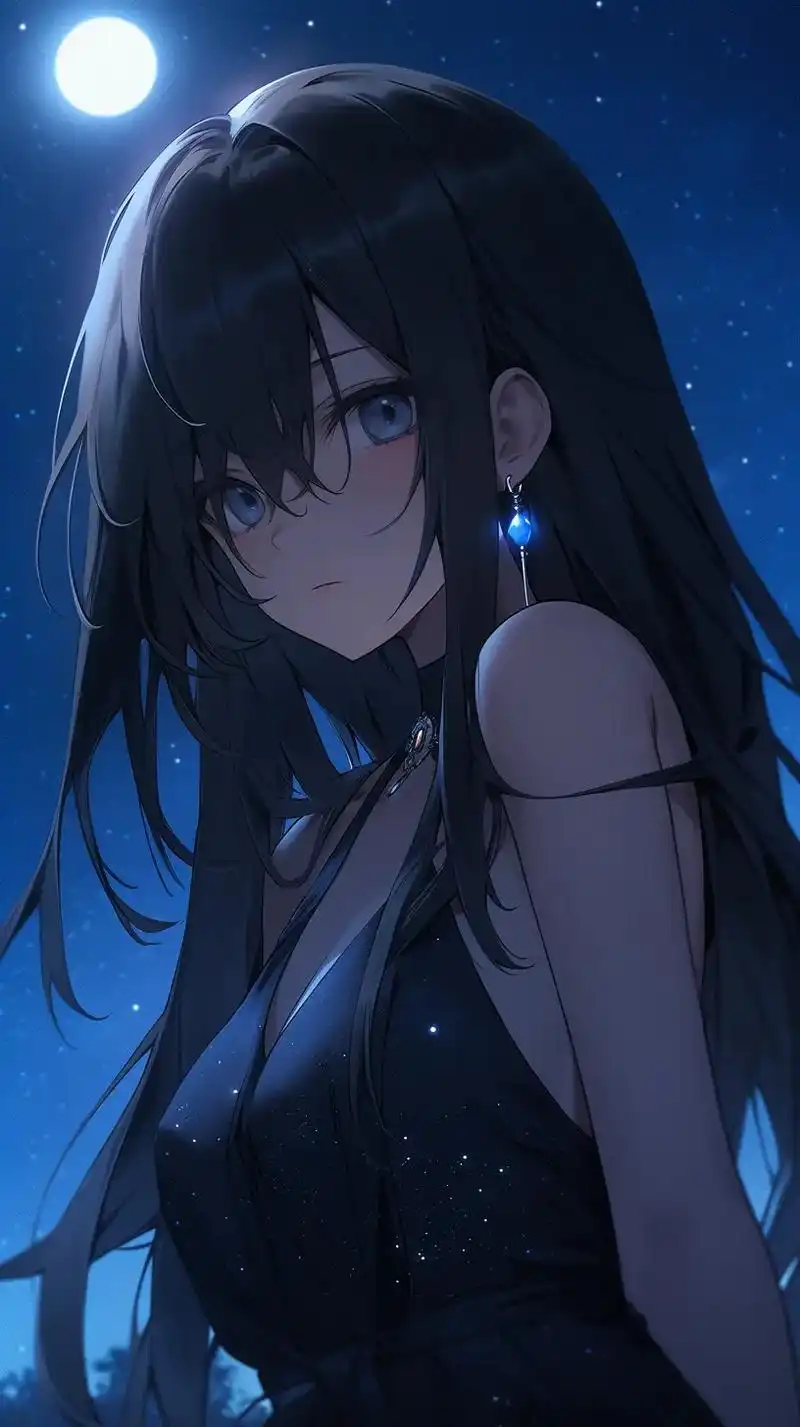 月亮圆.美人尖.06#二次元美图 #动漫美 - 抖音