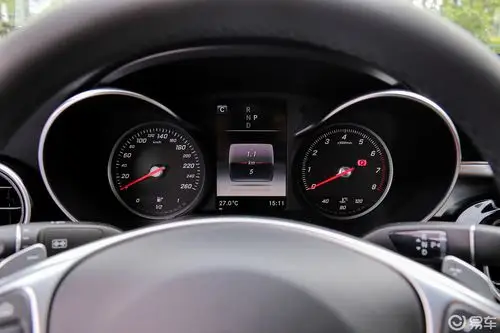【奔驰c级2018款c 200 4matic 运动版仪表盘汽车图片-汽车图片大全】