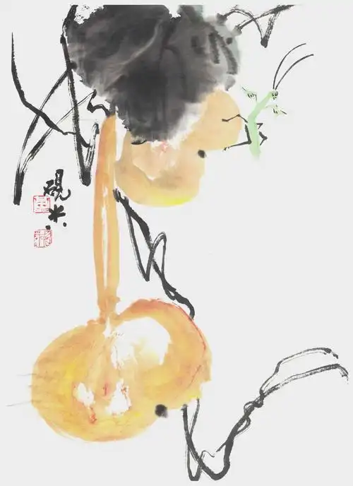 跟黄艳敏学儿童国画一一一葫芦