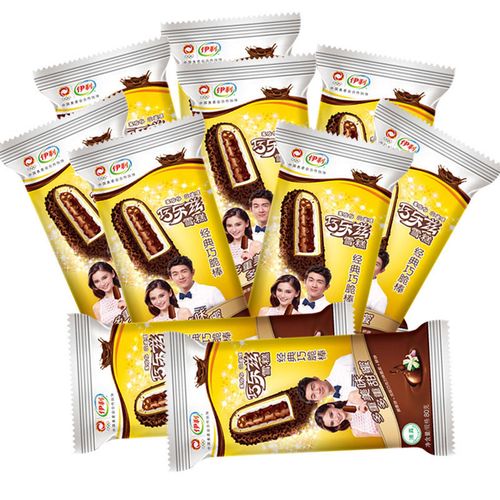 35支伊利巧乐兹四个雪糕冰淇淋巧克力脆皮巧恋果巧冰淇淋