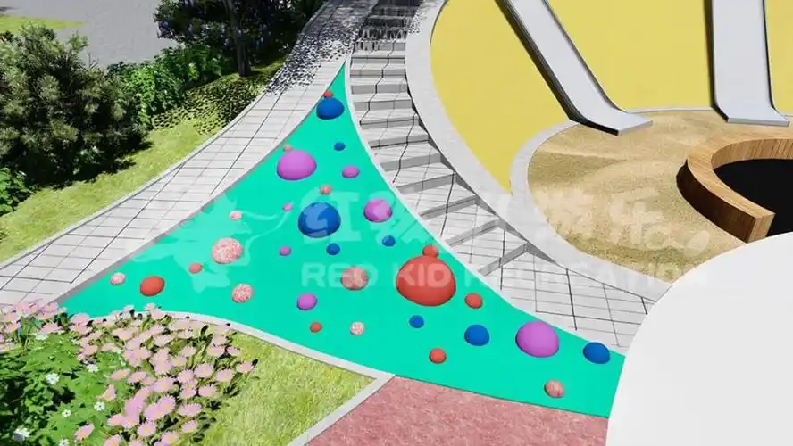 实例解析-如何让儿童主题公园的铺装更有趣?