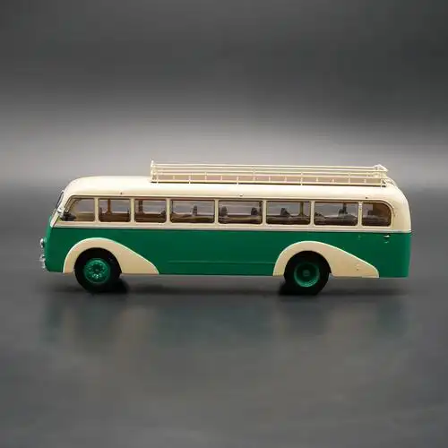 ixo哈德panhard玩具车怀旧汽车模型大客车潘哈德法国巴士合金车