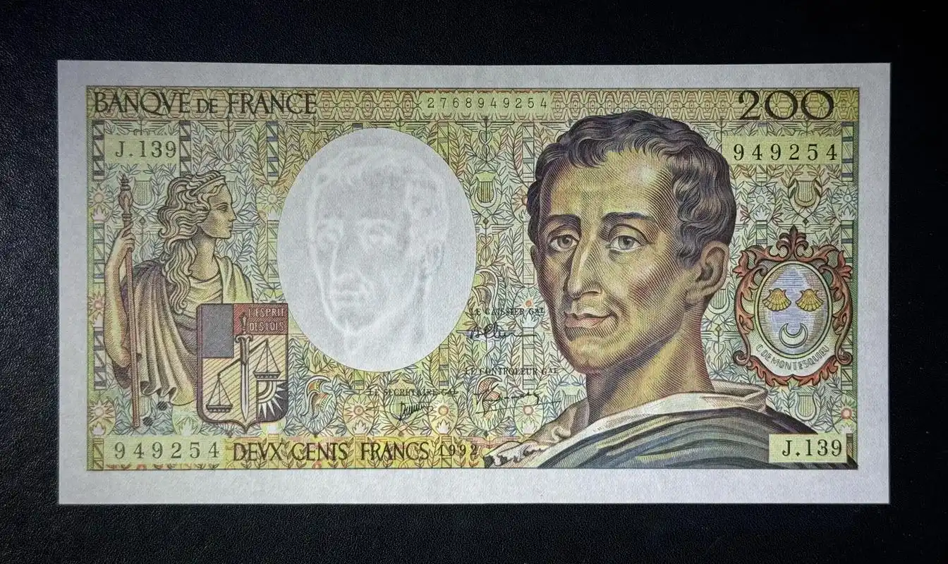 外币欣赏之法国油画般的旧法郎.#钱币 #藏品 #钱币百科 # - 抖音