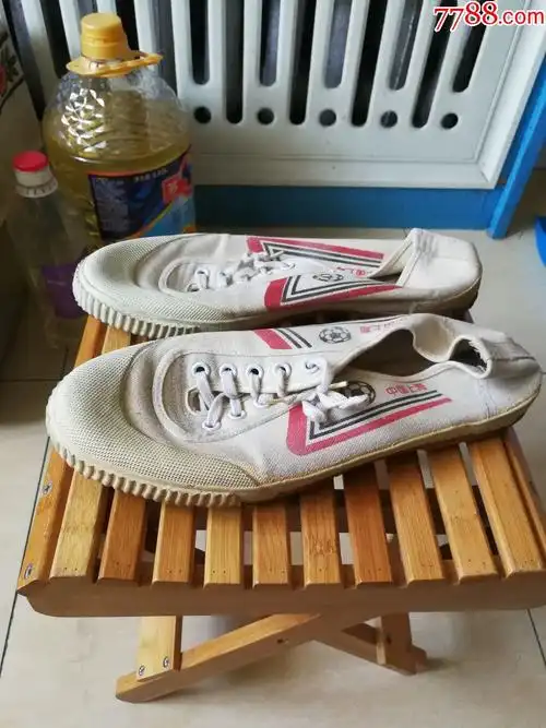 老式球鞋一双