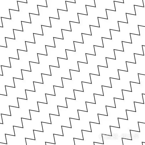 波浪状, 锯齿状的平行线模式插画-正版商用图片1qqva2-摄图新视界