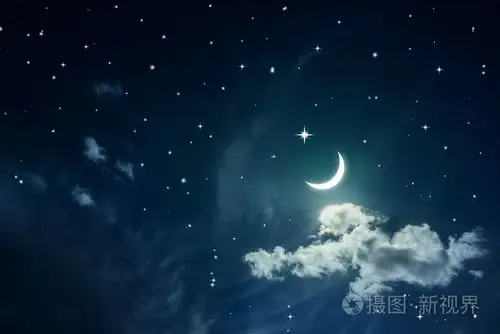 繁星点点的夜空