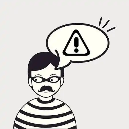 黑客简笔画头像