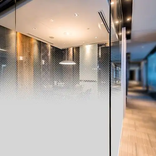 渐变定制办公室彩色隔断透明装饰贴膜单向双向玻璃膜