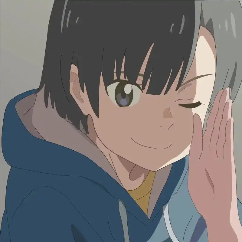 "我可以叫你凪前辈吗?" #新海诚#天气之子#头像#画画#线 - 抖音