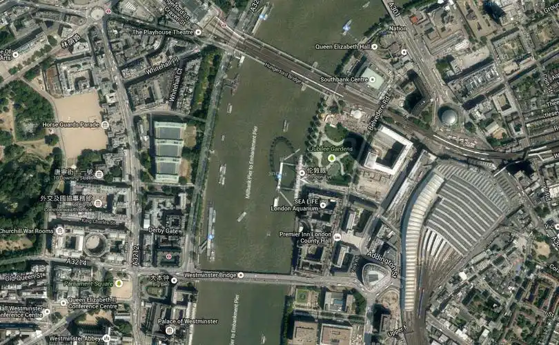 ytszg.com重庆到英国旅游-伦敦眼卫星图