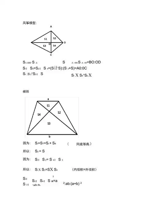 精选风筝蝴蝶鸟头燕尾模型及证明过程