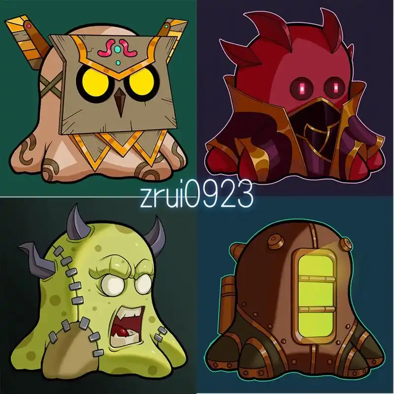 小怪物.#绘画 #怪物 #q版 #幻想生物 - 抖音