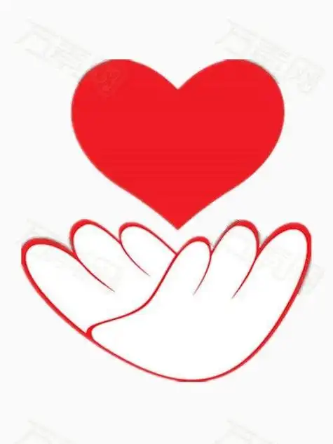 两只手托在一起的简笔画