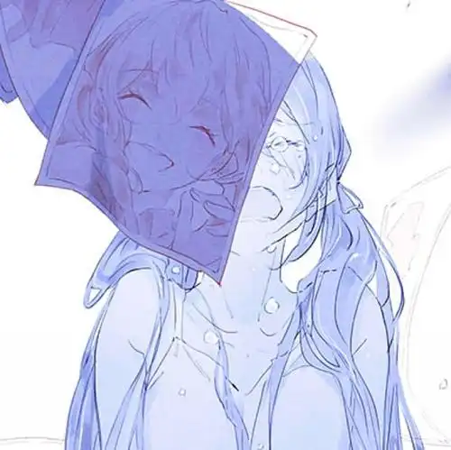 二次元哭泣的图片女生头像