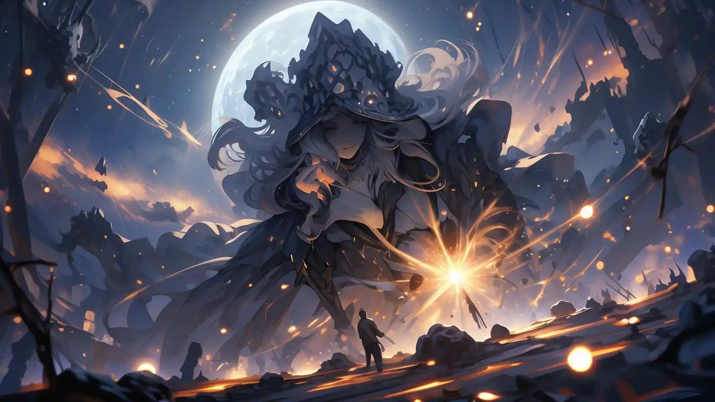 二次元星空壁纸90梦幻与现实的交织