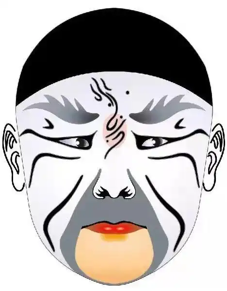 赵高的京剧脸谱