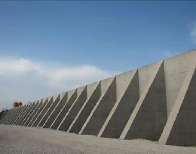 扶壁式挡土墙成品