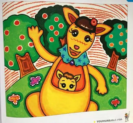 漂亮的儿童画(老师哄娃必备)