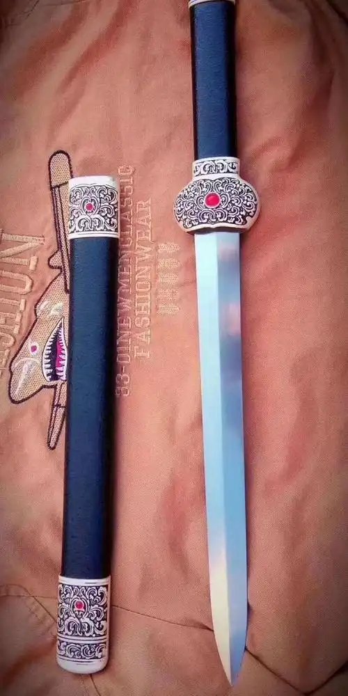 雕花合金配饰50号钢锻造,金兰剑