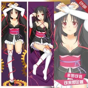 原创机巧少女不会受伤 夜夜动漫等身抱枕周边 宅男抱枕套靠枕礼物