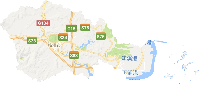 临海市高清电子地图