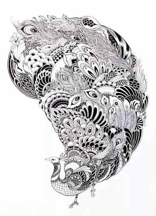 让你震惊的黑白装饰画,高难度作品你想挑战吗?