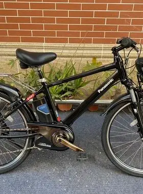 日本自行车原装进口26寸准新松下外七速山地助力车网红户外日式单