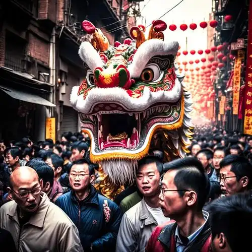 舞龙俗称舞龙灯,是一种起源于中国的汉族传统民俗文化活动之一.