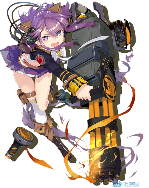 战场双马尾二次元萌妹立绘头像切图648p原画资源下载区cg游麟网游戏