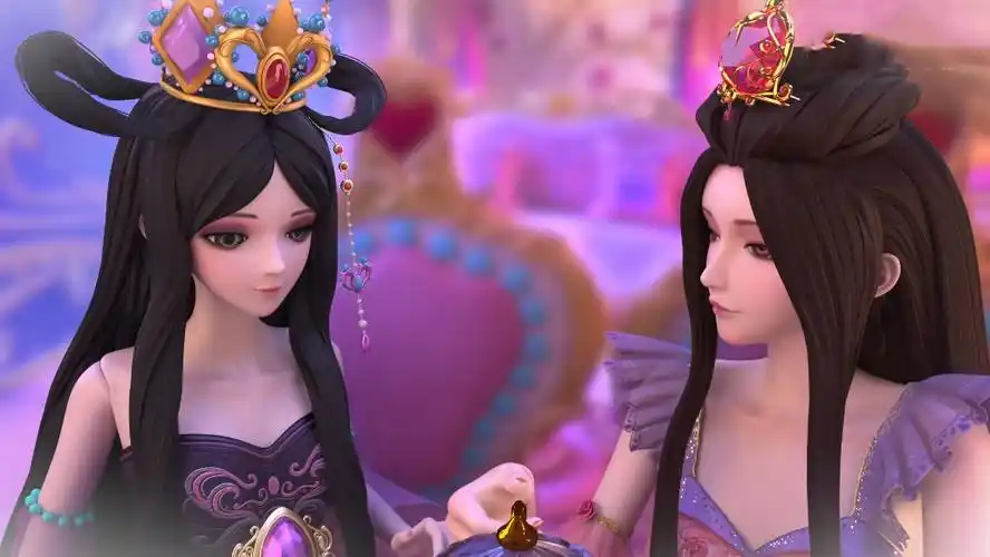 在人类世界,虽然罗丽和茉莉的交流并不多,但是在花蕾堡篇章的时候