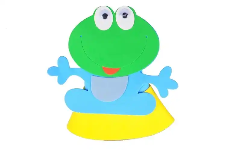 幼儿园小蝌蚪找妈妈动物头饰小青蛙蝌蚪鲤鱼大白鹅儿童表演出道具