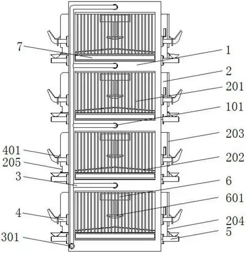 一种层叠式蛋鸡笼