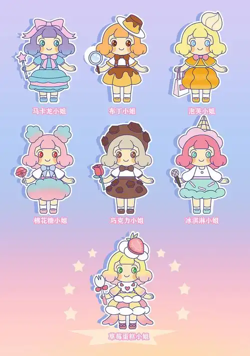 若来文创——妮可nicole甜味盲盒