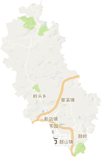 晋安区高清电子地图