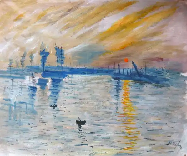 世界名画:《日出印象》