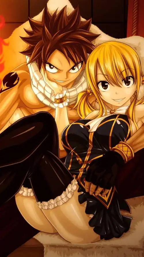 妖精的尾巴甜蜜情侣锁屏