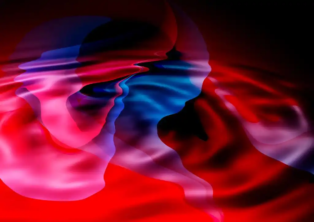 抽象的暗红色和蓝色背景卡