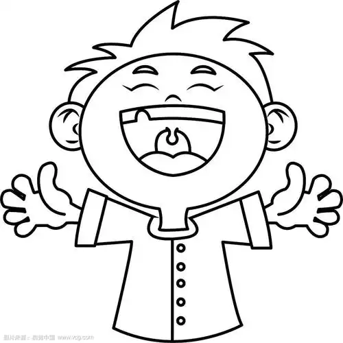 儿童节男孩笑脸庆祝晚会