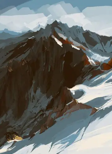 雪山之巅|插画|概念设定|liusu1234 - 原创作品 - 站酷 (zcool)