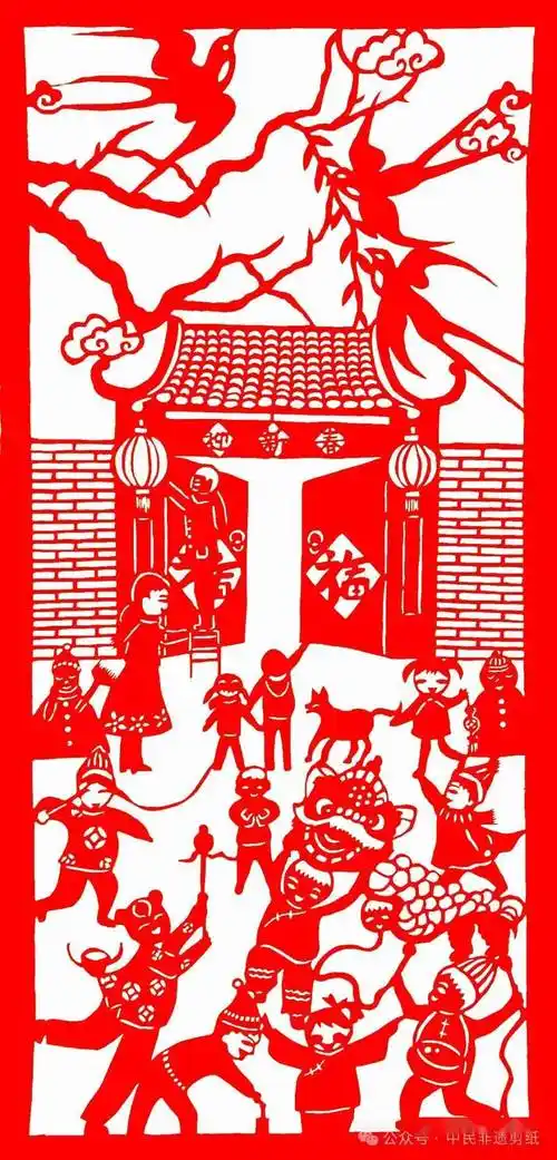 非遗剪纸记录描绘"中国传统节日及民俗文化节"_民间_作品_协会会员