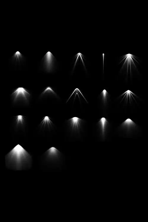 射灯灯光照射舞台打光效果免扣元素