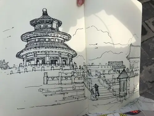 天坛速写