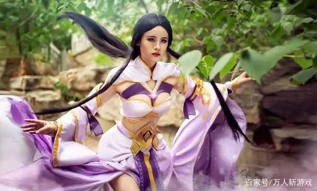 王者荣耀cos露娜紫霞仙子~小姐姐看上去仙气飘飘