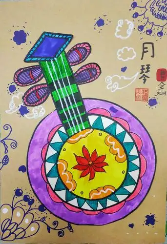 创意班12.12周六下午1:40-3:40《月琴》