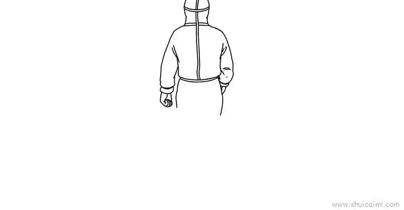 最美逆行者儿童画怎么画最美逆行者简笔画步骤