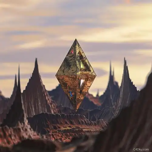 c4d外星球科幻场景创意